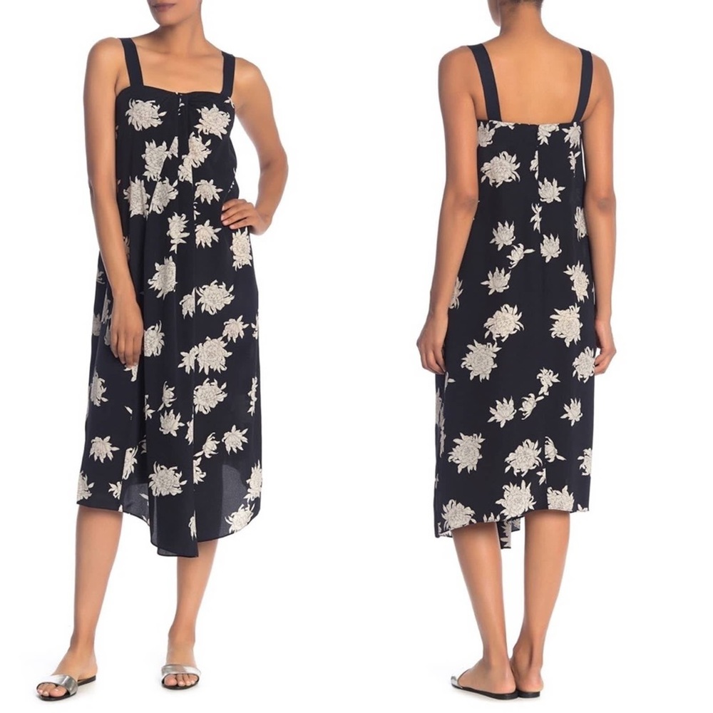 NWT Vince Floral Midi Dress